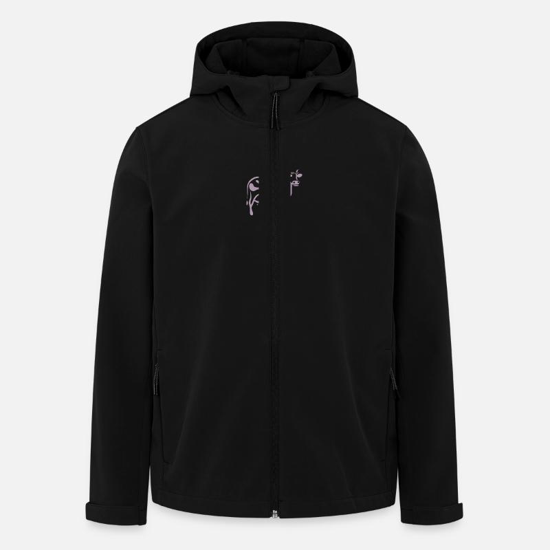 Cow Art Abstract - Men’s Recycled Softshell Jacket by Stanley/Stella - black