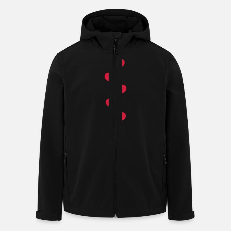 amour - Veste softshell homme en polyester recyclé Stanley/Stella - noir