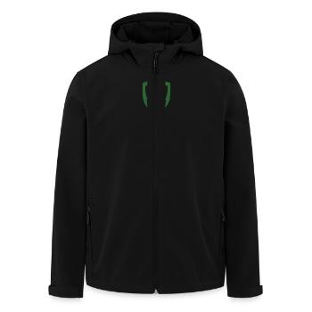 Saint Etienne football club - Veste softshell homme en polyester recyclé Stanley/Stella - noir - Devant - AI Model Male 185 light (185cm)