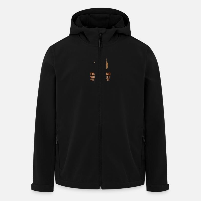 Wundervolle Frauenpower - Recycelte Männer Softshell-Jacke von Stanley/Stella - Schwarz
