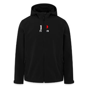 I love femboys - Recycelte Männer Softshell-Jacke von Stanley/Stella - Schwarz - Vorne - AI Model Male 185 light (185cm)