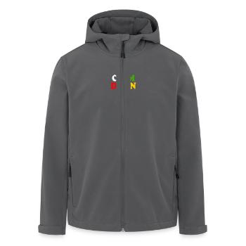 Calm down - Recycelte Männer Softshell-Jacke von Stanley/Stella - Anthrazit - Vorne - AI Model Male 185 light (185cm)