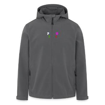 Porno king - Recycelte Männer Softshell-Jacke von Stanley/Stella - Schwarz - Vorne - AI Model Male 185 light (185cm)