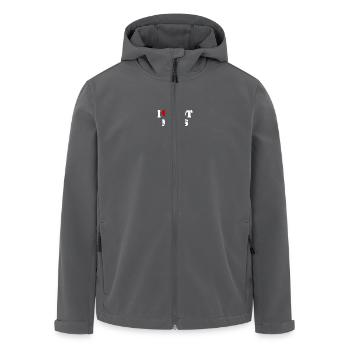 I love hot moms - Recycelte Männer Softshell-Jacke von Stanley/Stella - Schwarz - Vorne - AI Model Male 185 light (185cm)