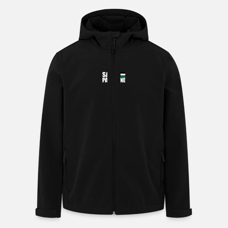 SAVE PALESTINE - Men’s Recycled Softshell Jacket by Stanley/Stella - black