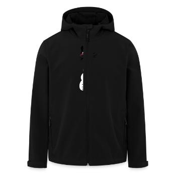 Schneemann - Recycelte Männer Softshell-Jacke von Stanley/Stella - Schwarz - Vorne - AI Model Male 185 light (185cm)
