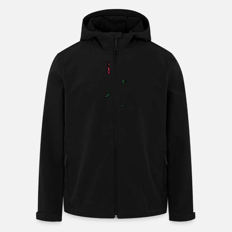 Rose - Recycelte Männer Softshell-Jacke von Stanley/Stella - Schwarz