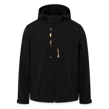 VENUS DE MILO - Recycelte Männer Softshell-Jacke von Stanley/Stella - Schwarz - Vorne - AI Model Male 185 light (185cm)
