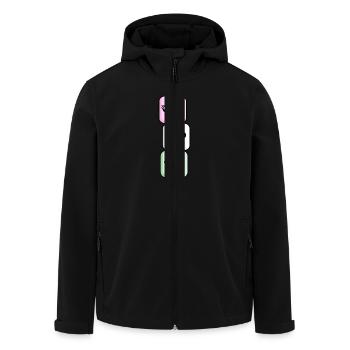 Brochette de Marshmallow - Veste softshell homme en polyester recyclé Stanley/Stella - noir - Devant - AI Model Male 185 light (185cm)