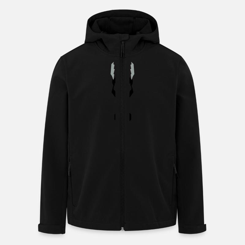 Thor - Recycelte Männer Softshell-Jacke von Stanley/Stella - Schwarz