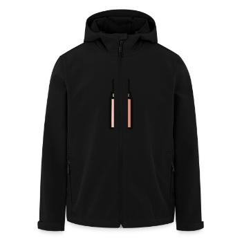 rouge à lèvres - Veste softshell homme en polyester recyclé Stanley/Stella - noir - Devant - AI Model Male 185 light (185cm)