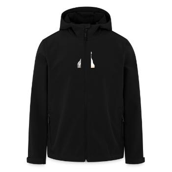Polar Bear with Sunglasses Bears Love Cute Polar Bears - Men’s Recycled Softshell Jacket by Stanley/Stella - black - Front - AI Model Male 185 light (185cm)