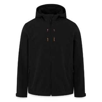 Mom Bear Bears Mother Bear Mother's Day Grizzly Mom - Men’s Recycled Softshell Jacket by Stanley/Stella - black - Front - AI Model Male 185 light (185cm)