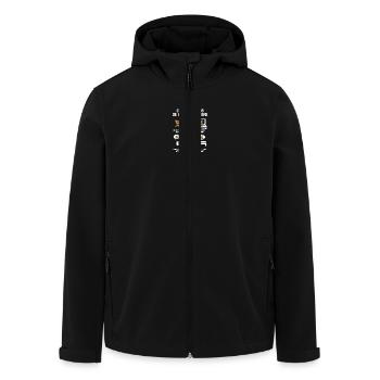 Ce que je fais de mon temps libre avec mon Toyger - Veste softshell homme en polyester recyclé Stanley/Stella - noir - Devant - AI Model Male 185 light (185cm)