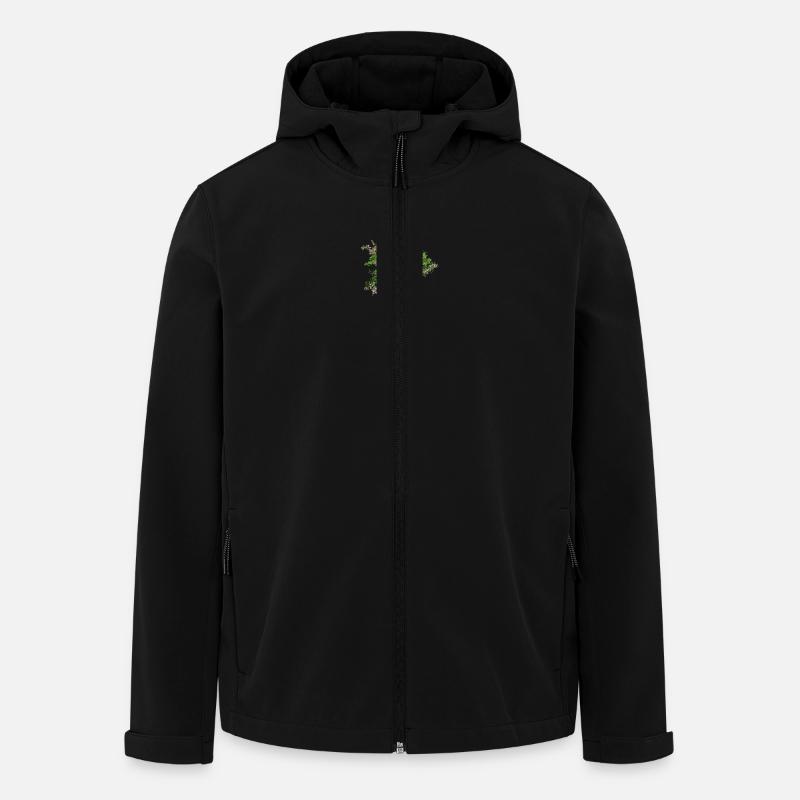 Arbre au printemps - Veste softshell homme en polyester recyclé Stanley/Stella - noir