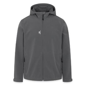 Bunny "Nobunny Compares to You" - Men’s Recycled Softshell Jacket by Stanley/Stella - anthracite - Front - AI Model Male 185 light (185cm)