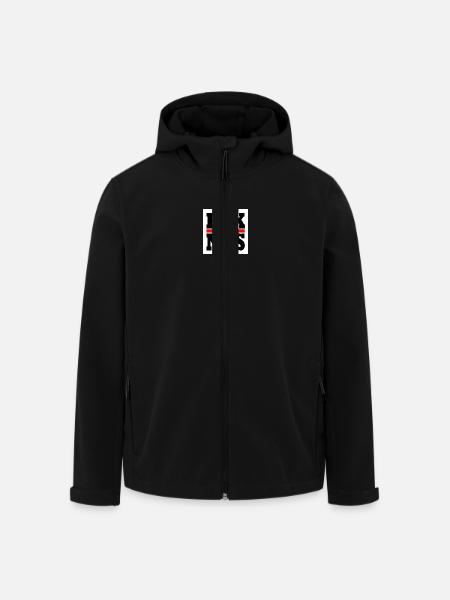 Fck nzs - Recycelte Männer Softshell-Jacke von Stanley/Stella - Schwarz