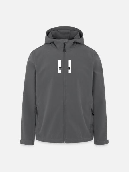 Vers la droite - Veste softshell homme en polyester recyclé Stanley/Stella - noir