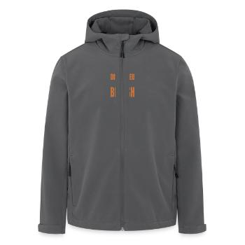 disgusted to be british - Veste softshell homme en polyester recyclé Stanley/Stella - noir - Devant - AI Model Male 185 light (185cm)