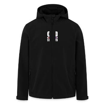 Csd statt afd - Recycelte Männer Softshell-Jacke von Stanley/Stella - Schwarz - Vorne - AI Model Male 185 light (185cm)