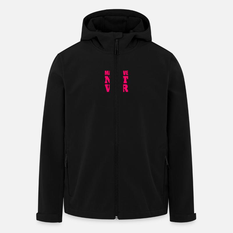Make love not war - Recycelte Männer Softshell-Jacke von Stanley/Stella - Schwarz