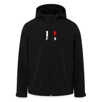 I love penis - Recycelte Männer Softshell-Jacke von Stanley/Stella - Schwarz - Vorne - AI Model Male 185 light (185cm)