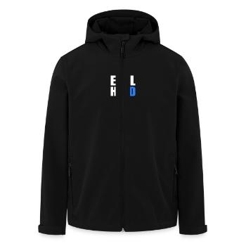 ekelhafd - Recycelte Männer Softshell-Jacke von Stanley/Stella - Schwarz - Vorne - AI Model Male 185 light (185cm)