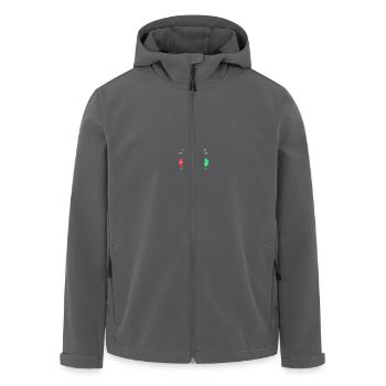 Tennis calling ruft an - Recycelte Männer Softshell-Jacke von Stanley/Stella - Schwarz - Vorne - AI Model Male 185 light (185cm)