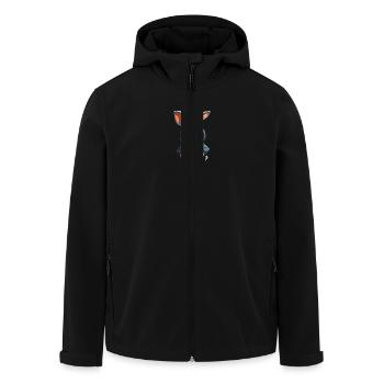 Kaninchen 4 - Recycelte Männer Softshell-Jacke von Stanley/Stella - Schwarz - Vorne - AI Model Male 185 light (185cm)