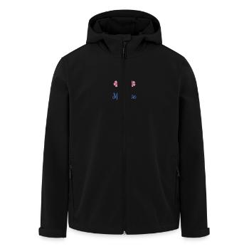 MERCI. MERCI MAÎTRESSE. CADEAU MAÎTRESSE. VACANCES - Veste softshell homme en polyester recyclé Stanley/Stella - noir - Devant - AI Model Male 185 light (185cm)