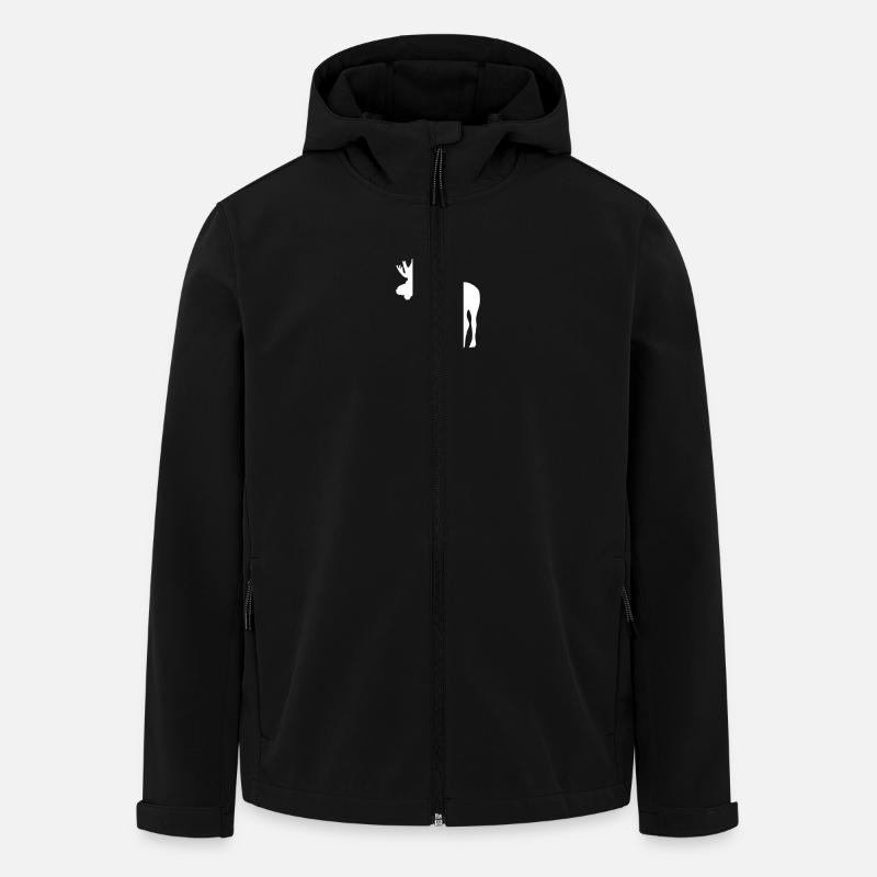 moose - Men’s Recycled Softshell Jacket by Stanley/Stella - black