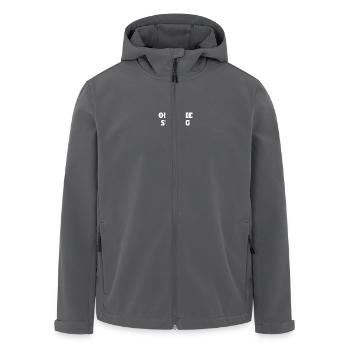 only the strong - Veste softshell homme en polyester recyclé Stanley/Stella - charbon - Devant - AI Model Male 185 light (185cm)