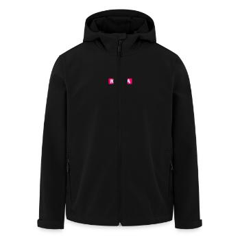 Karma - Veste softshell homme en polyester recyclé Stanley/Stella - noir - Devant - AI Model Male 185 light (185cm)