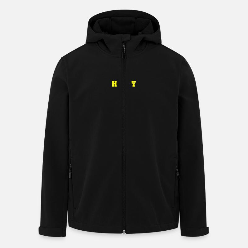 Happy - Recycelte Männer Softshell-Jacke von Stanley/Stella - Schwarz
