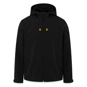 Eat me - Recycelte Männer Softshell-Jacke von Stanley/Stella - Schwarz - Vorne - AI Model Male 185 light (185cm)