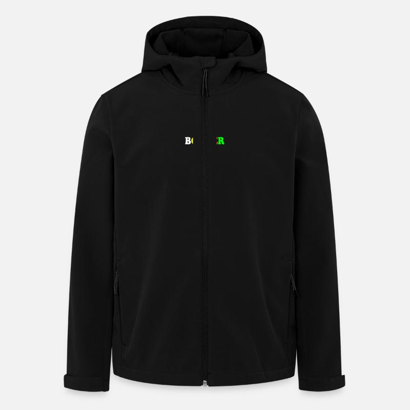 Boomer - Recycelte Männer Softshell-Jacke von Stanley/Stella - Schwarz
