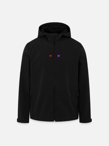 brandmauer - Recycelte Männer Softshell-Jacke von Stanley/Stella - Schwarz
