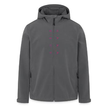 4sterne - Recycelte Männer Softshell-Jacke von Stanley/Stella - Schwarz - Vorne - AI Model Male 185 light (185cm)