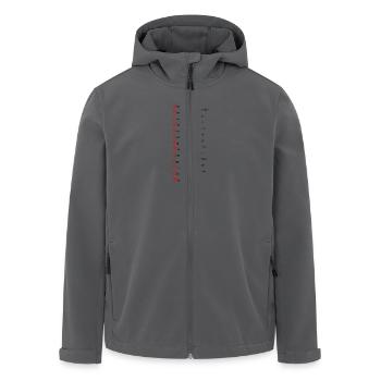 Alphabet nato morsen alpha beta - Veste softshell homme en polyester recyclé Stanley/Stella - noir - Devant - AI Model Male 185 light (185cm)