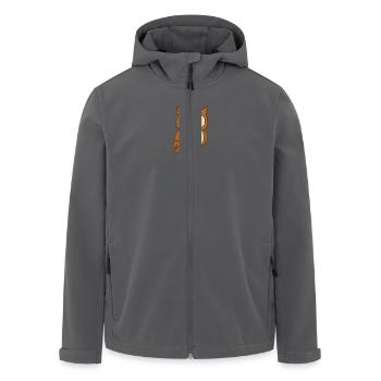 Eule - Recycelte Männer Softshell-Jacke von Stanley/Stella - Schwarz - Vorne - AI Model Male 185 light (185cm)