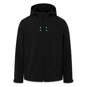 Ganja - Recycelte Männer Softshell-Jacke von Stanley/Stella - Schwarz - Vorne - AI Model Male 185 light (185cm)