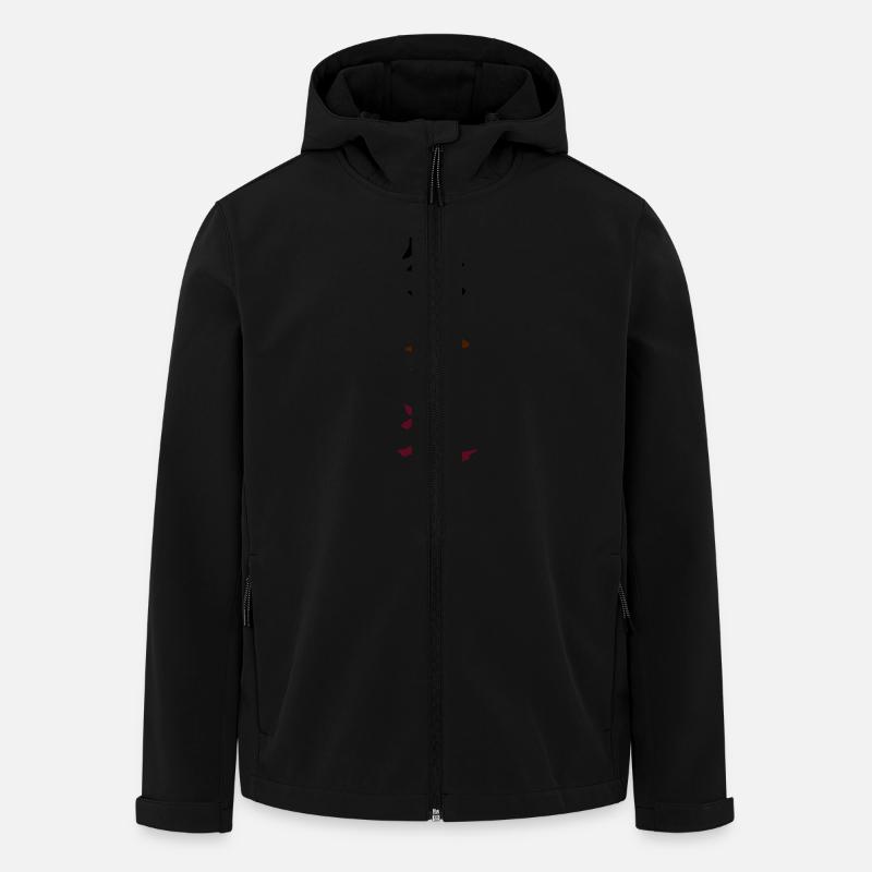 Karatedo - Recycelte Männer Softshell-Jacke von Stanley/Stella - Schwarz