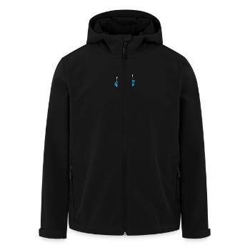 Nichts kann mich schockieren ich habe drei Töchter - Recycelte Männer Softshell-Jacke von Stanley/Stella - Schwarz - Vorne - AI Model Male 185 light (185cm)