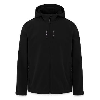 Arbalète ne sous-estime jamais un vieil homme - Veste softshell homme en polyester recyclé Stanley/Stella - noir - Devant - AI Model Male 185 light (185cm)