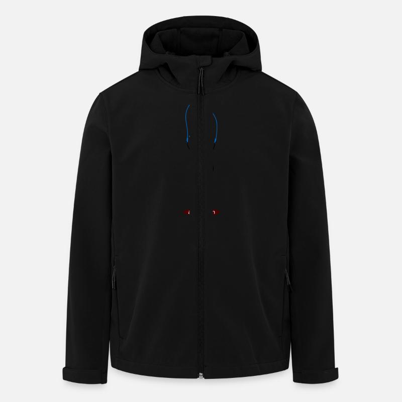 Speck mit Springseil - Recycelte Männer Softshell-Jacke von Stanley/Stella - Schwarz