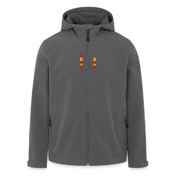 viva españa viva el rey viva el orden y la ley - Recycelte Männer Softshell-Jacke von Stanley/Stella - Schwarz - Vorne - AI Model Male 185 light (185cm)