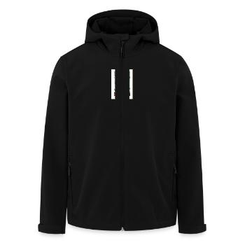 IMG 0220 - Recycelte Männer Softshell-Jacke von Stanley/Stella - Schwarz - Vorne - AI Model Male 185 light (185cm)