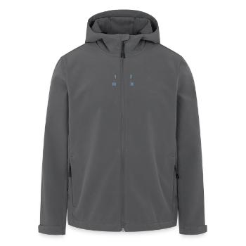 Une légende est née en décembre 1973 - Veste softshell homme en polyester recyclé Stanley/Stella - noir - Devant - AI Model Male 185 light (185cm)