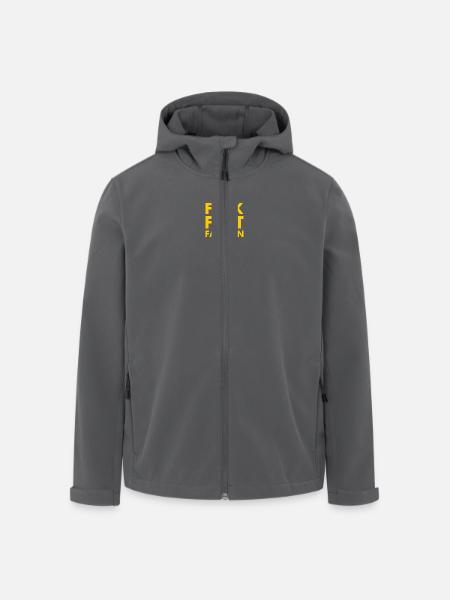Fuck fast fashion - Men’s Recycled Softshell Jacket by Stanley/Stella - black