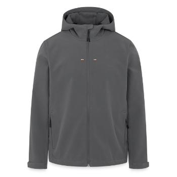 Februar 1974 Geburtstag Vintage - Recycelte Männer Softshell-Jacke von Stanley/Stella - Schwarz - Vorne - AI Model Male 185 light (185cm)